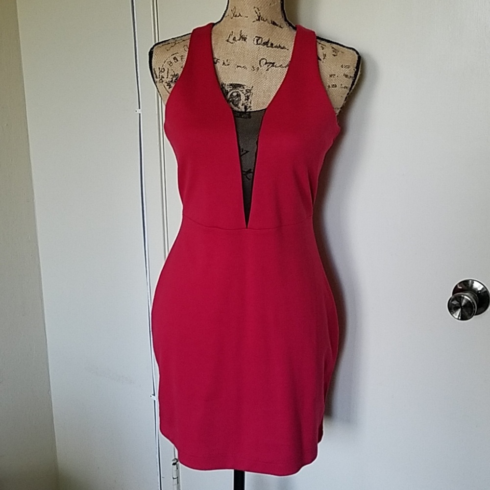 Sexy Mesh Peekaboo Dress